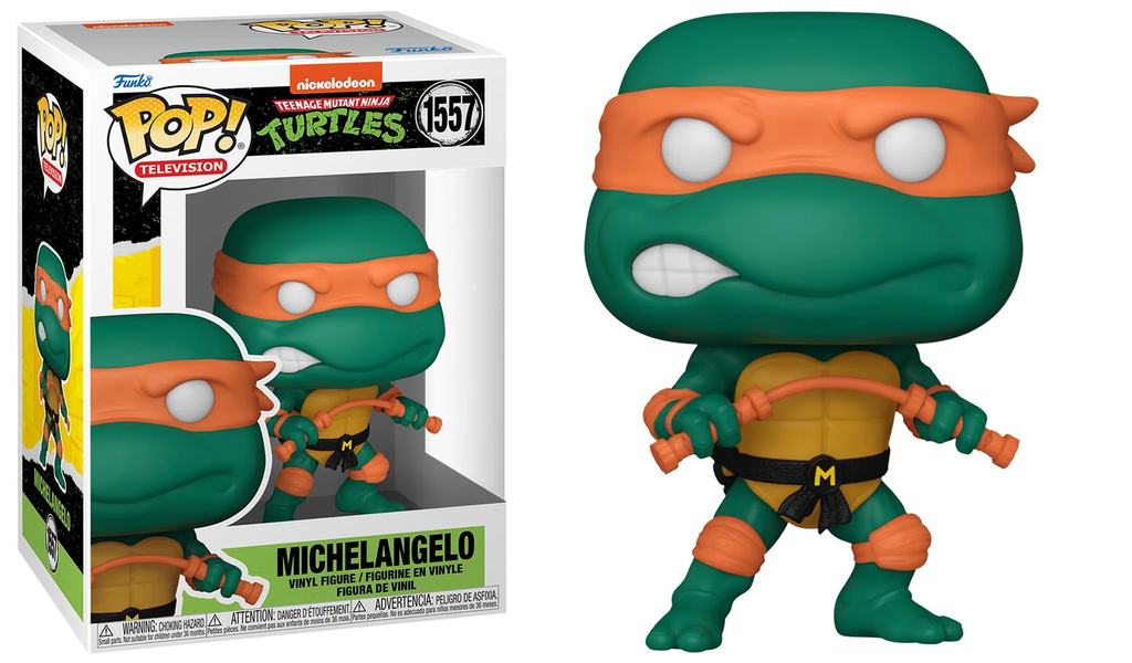 Funko Pop! Teenage Mutant Ninja Turtles Michelangelo (Classic) TMNT #1557