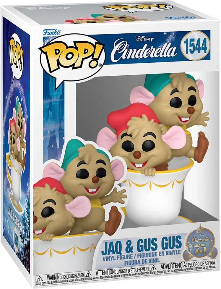 Funko Pop! Disney Cinderella 75th Anniversary Jaq & Gus Gus in Cup #1544