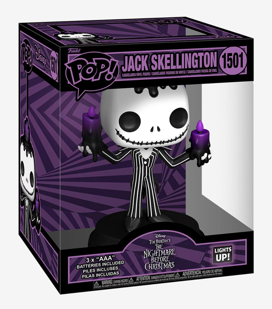 Funko Pop! Super The Nightmare Before Christmas Jack Skellington Light Up Vinyl Figure #1501