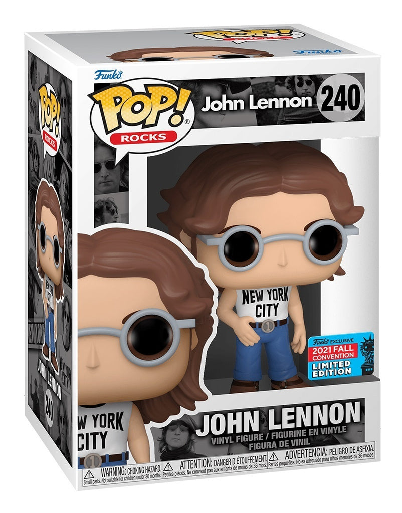 Funko Pop! Rocks John Lennon (NYC Shirt) Fall Convention Exclusive #240