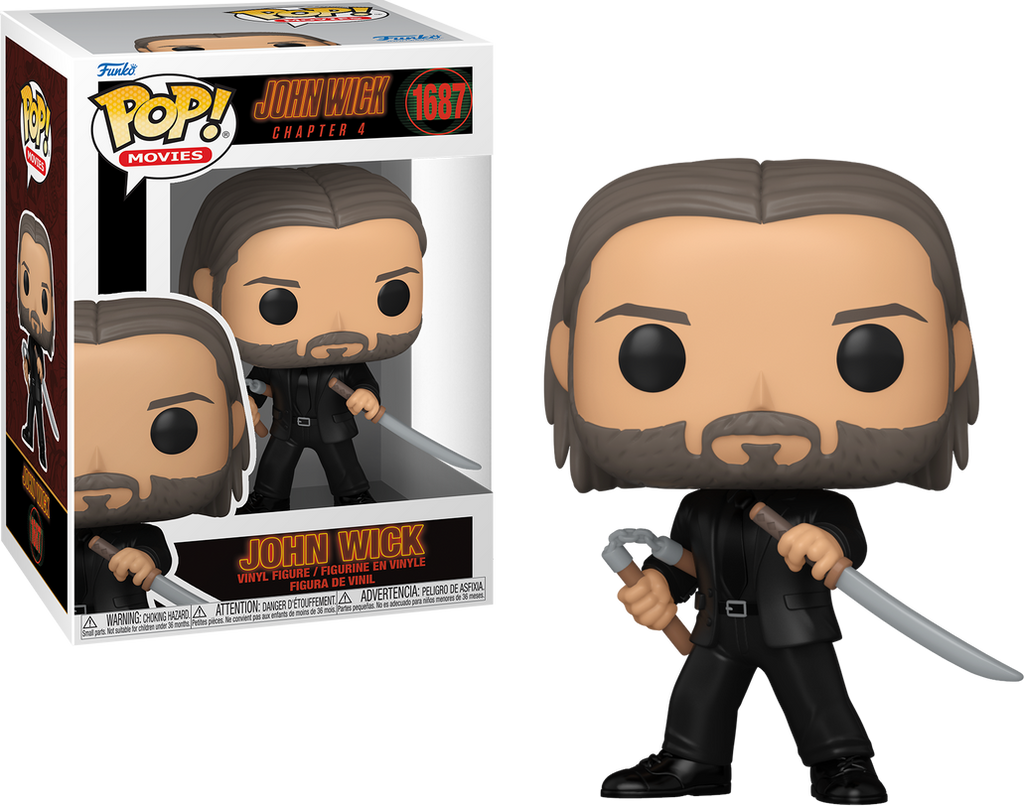 Funko Pop! John Wick Chapter 4 John Wick with Sword and Nunchucks #1687