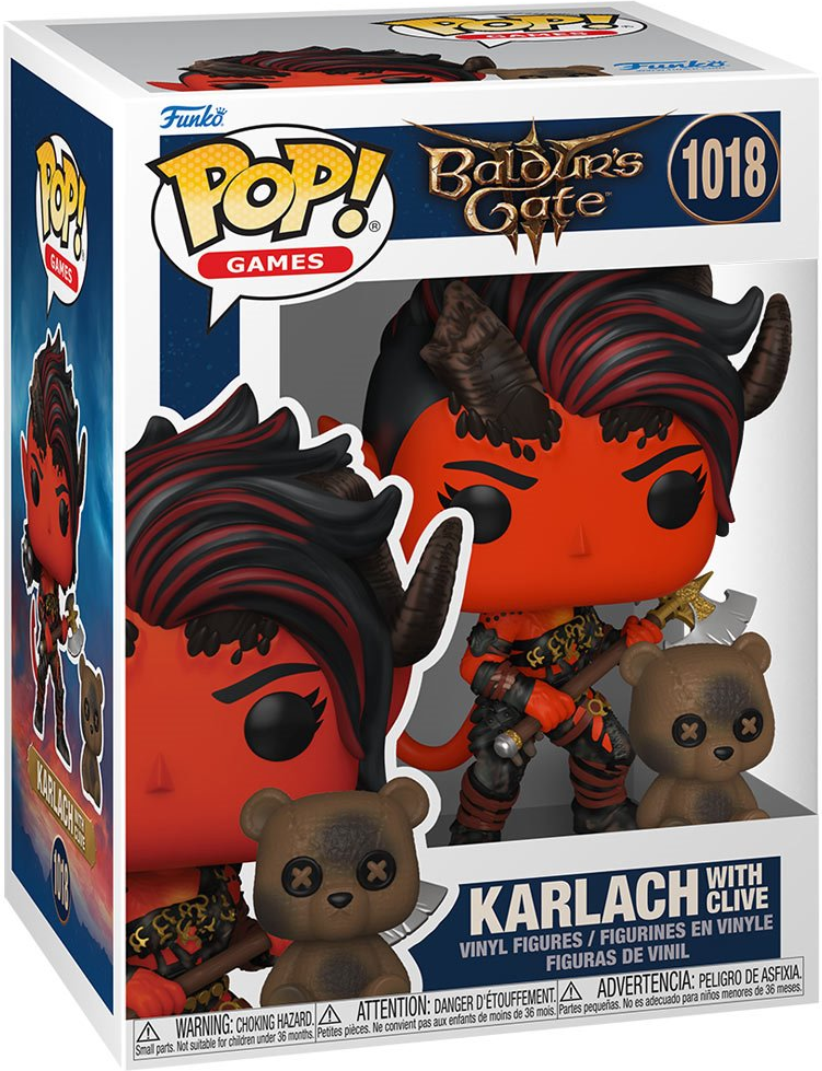 Funko Pop! Baldur's Gate Karlach with Clive #1018