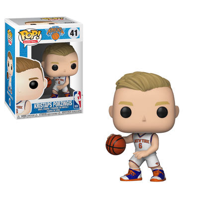 Funko Pop! New York Knicks Kristaps Porzingis (Home Jersey) #41