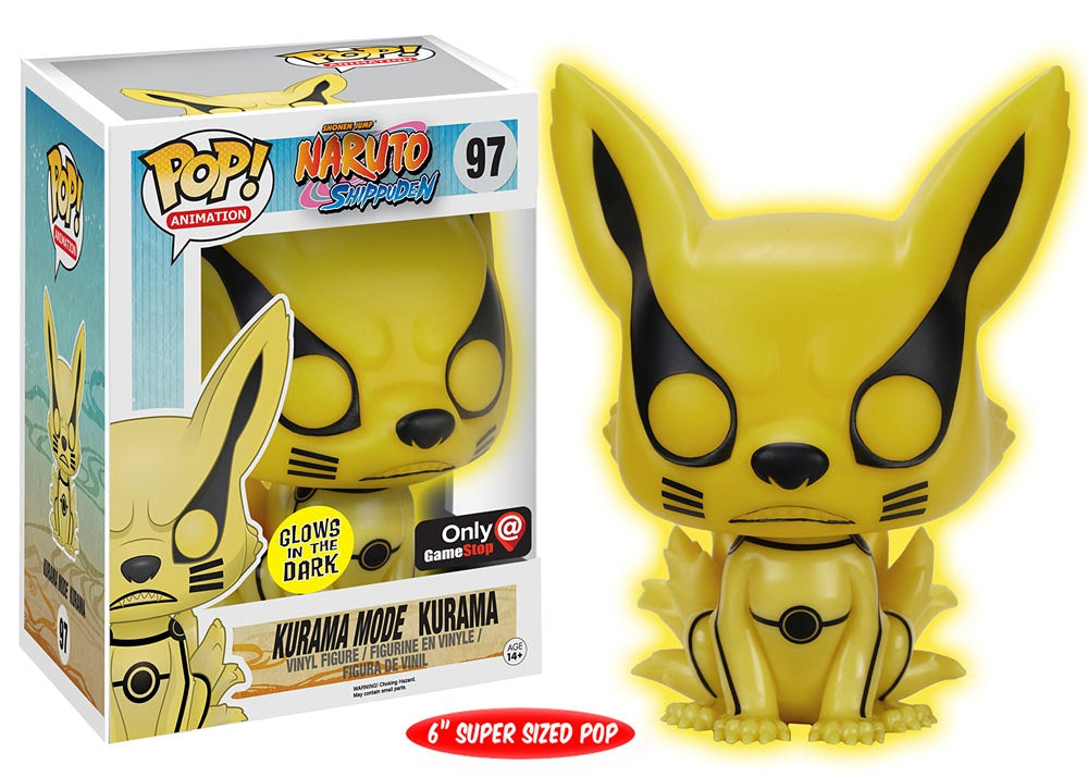 Funko Pop! Naruto Kurama Mode Kurama 6 Inch Glow Exclusive #97