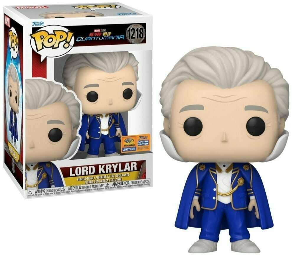 Funko Pop! Ant-Man and the Wasp Quantumania Lord Krylar Wondercon (Official Sticker) Exclusive #1218