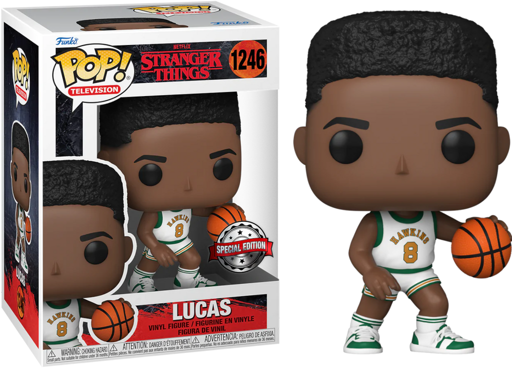 Funko Pop! Stranger Things Lucas (Basketball Uniform) Exclusive #1246