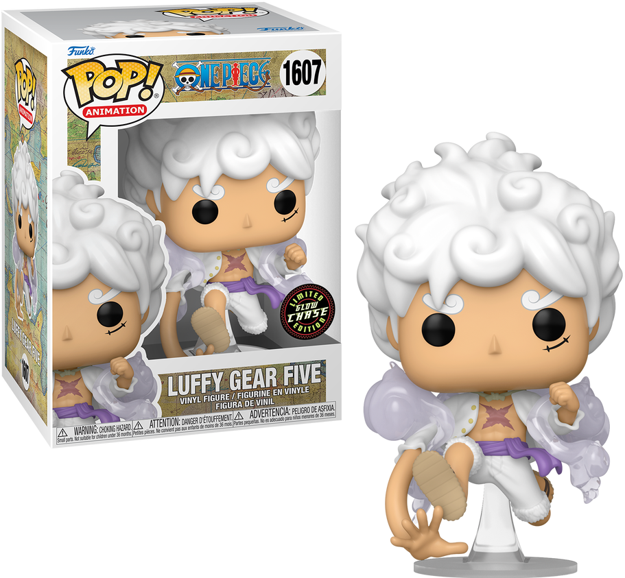 Funko Pop! One Piece Luffy Gear Five Glow Chase #1607