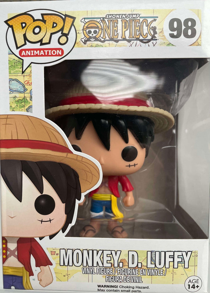 Funko Pop! One Piece Monkey D Luffy #98 (First Print Box/Glossy Hair) (JJL 160504)