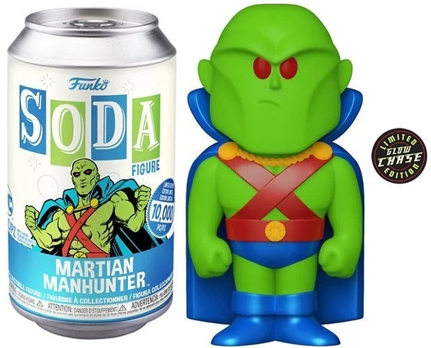 Funko Vinyl Soda Martian Manhunter Glow Chase (Opened Can)