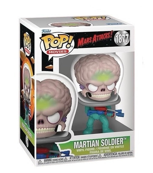 Funko Pop! Mars Attacks! Martian Soldier with Gun #1877