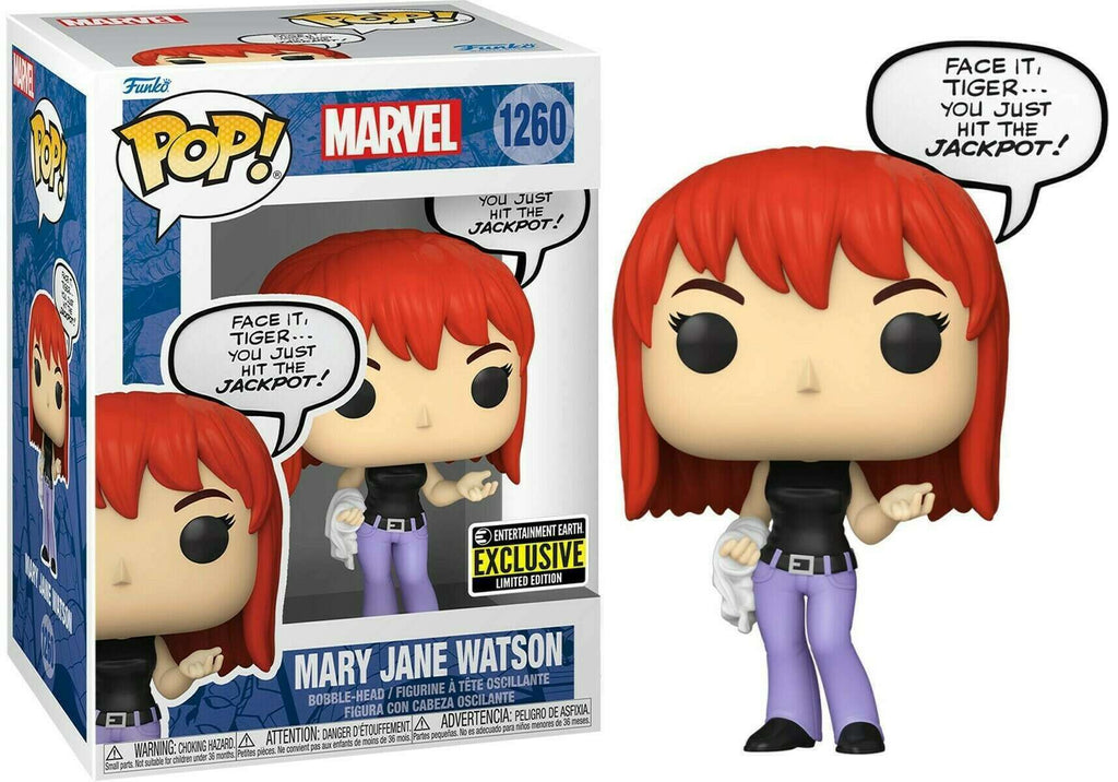 Funko Pop! Marvel Mary Jane Watson with Speech Bubble Exclusive #1260