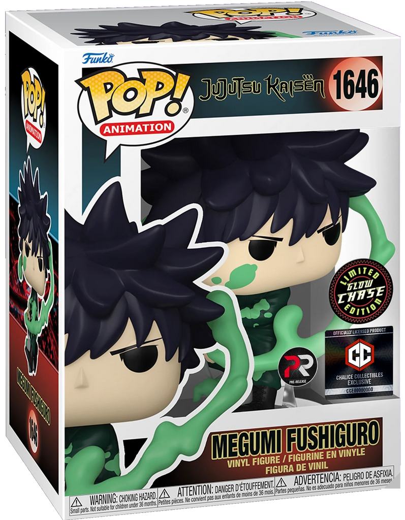 Funko Pop! Jujutsu Kaisen Megumi Fushiguro Glow Chase Exclusive #1646