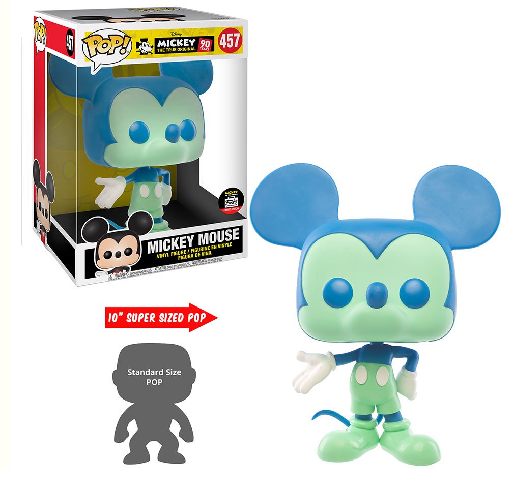 Disney Mickey Mouse (Blue & Green) 10 Inch Exclusive Funko Pop! #457