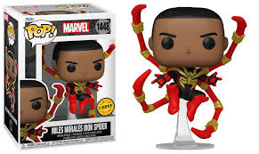 Funko Pop! Marvel Miles Morales Iron Spider Unmasked Chase #1448