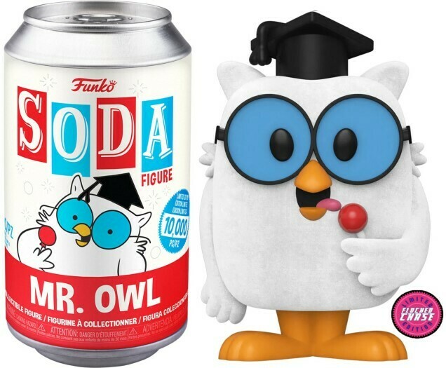 Funko Vinyl Soda Mr. Owl Flocked Chase (Opened Can)