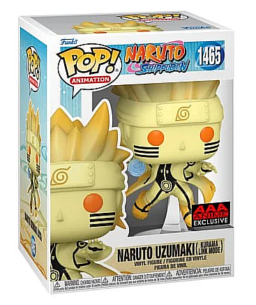 Funko Pop! Naruto Shippuden Naruto Uzumaki (Kurama Link Mode) Exclusive #1465