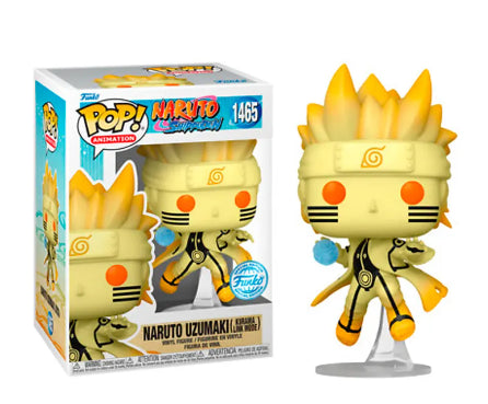 Funko Pop! Naruto Shippuden Naruto Uzumaki (Kurama Link Mode) Exclusive #1465 (Special Edition)