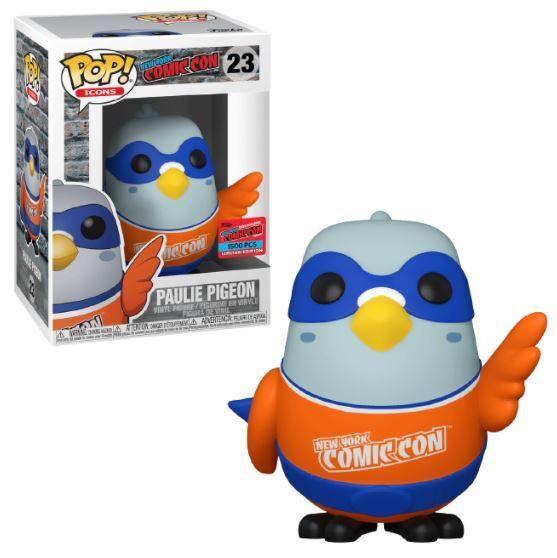 Funko Pop! Paulie Pigeon (Orange Shirt) NYCC (Official Sticker) Exclusive #23 (1500 Pcs)