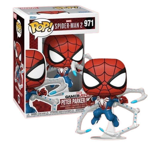 Funko Pop! Marvel Spider-Man 2 Peter Parker Advanced Suit 2.0 #971