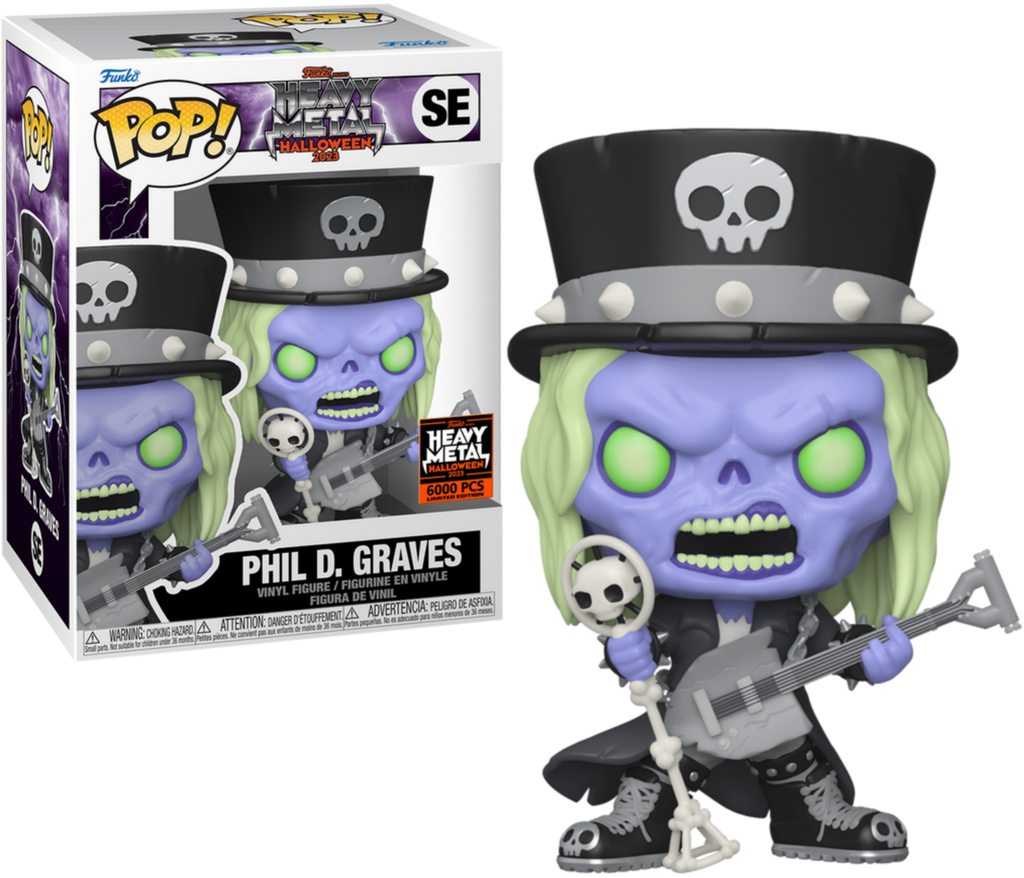 Funko Pop! Phil D. Graves Heavy Metal Halloween 2023 Exclusive (6500 PCS)