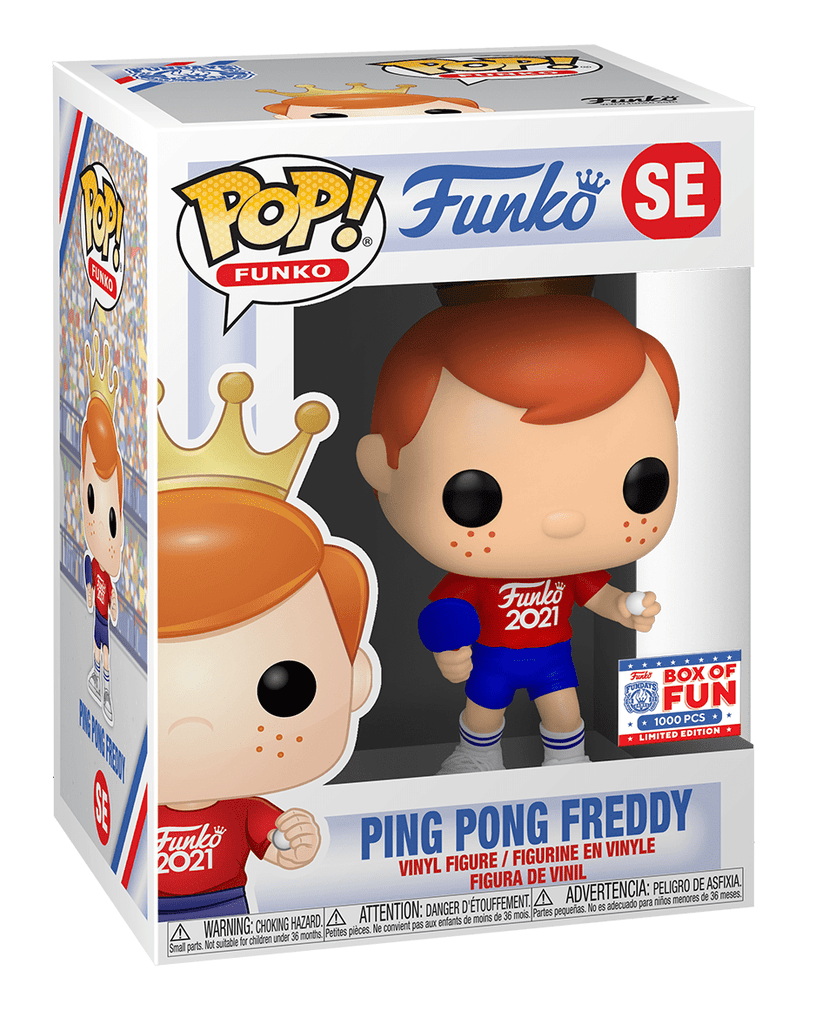 Funko Pop! Ping Pong Freddy Box of Fun Exclusive (1000 Pcs)