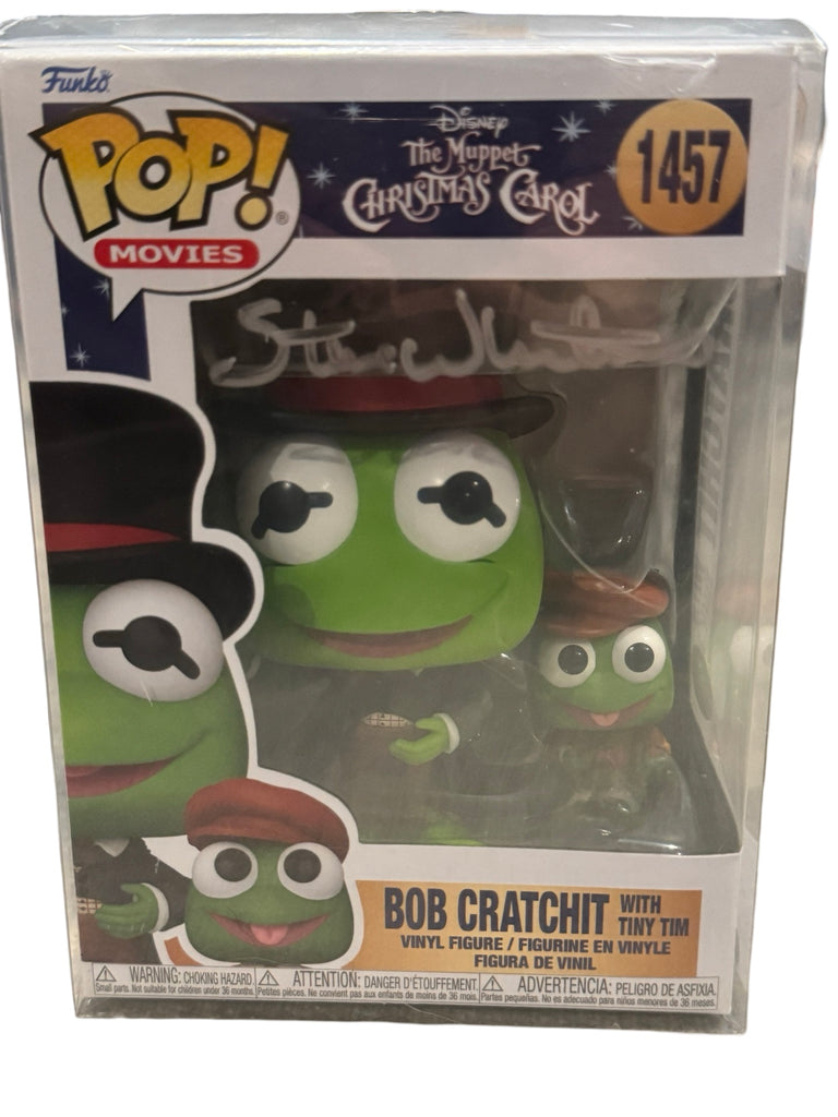 Steve Whitmire Signed Autographed Muppets Bob Cratchit Kermit Funko Pop #1457 (JSA Certified) (Quotes and Colors May Vary)