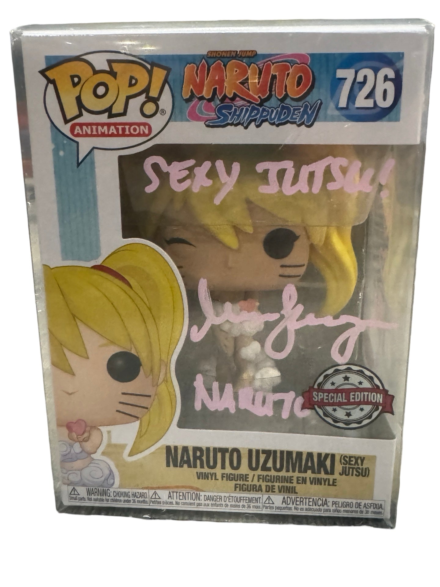 Funko Pop! Naruto Sexy Jutsu Signed Autographed by Maile Flanagan #726 –  Undiscovered Realm