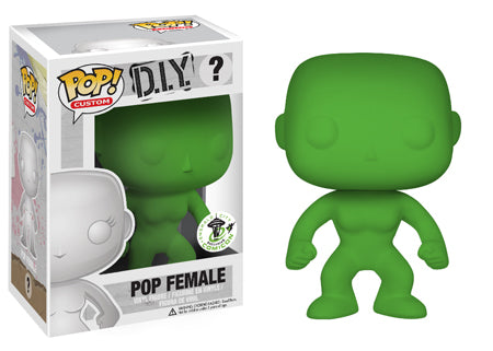 Funko Pop! D.I.Y. Pop Female (Green) ECCC Exclusive 