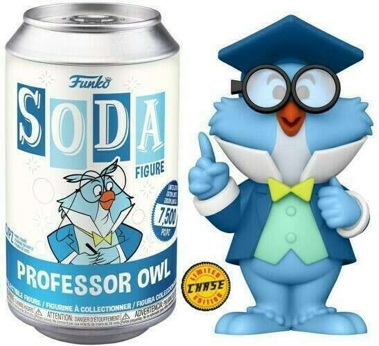 Funko Vinyl Soda Disney Professor Owl with Hat Chase (Opened Can)