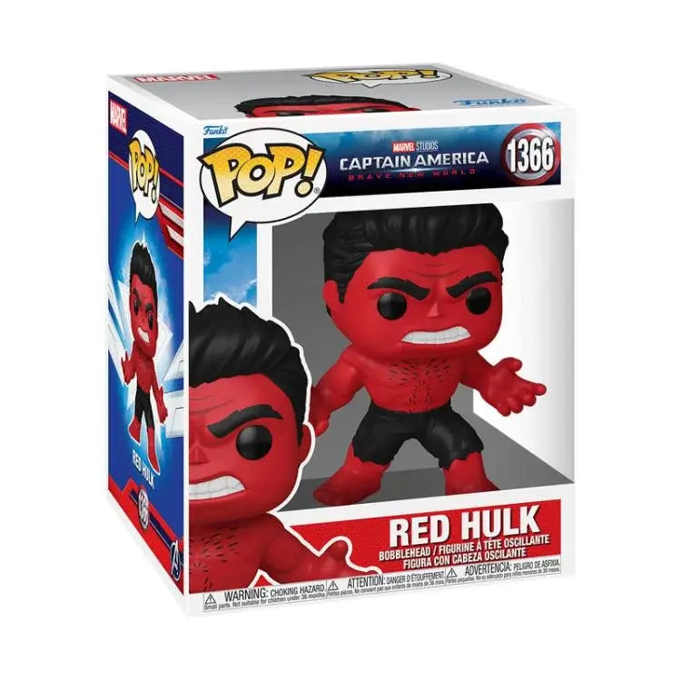 Funko pop! Captain America Brave New World Red Hulk 6 Inch #1366