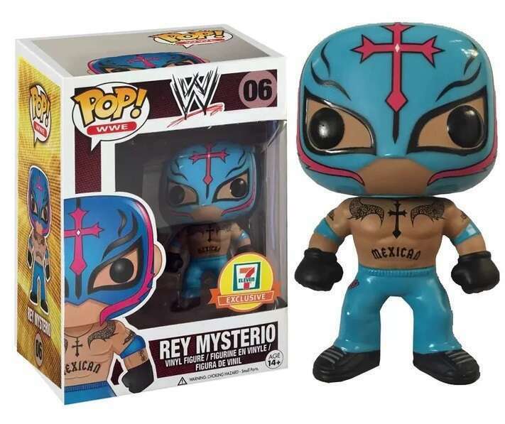 Funko pop wwe rey mysterio blue good outfit 06 vaulted