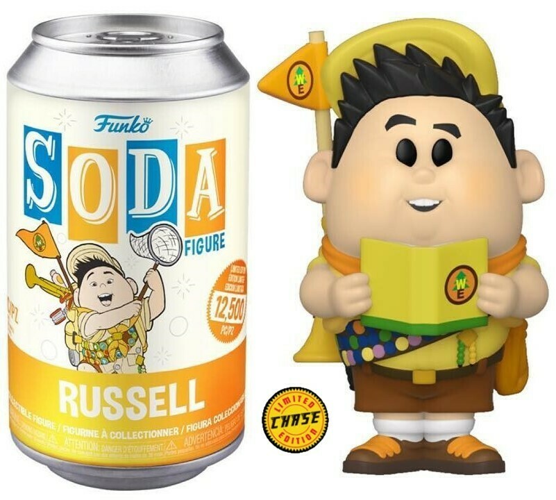 Funko Vinyl Soda Up Russell with Wilderness Explorer Manual Chase (Opened Can)