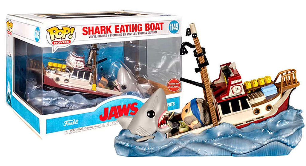 Funko Pop! Jaws Shark Eating Boat Exclusive Movie Moment #1145