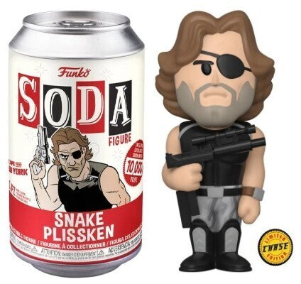 Funko Vinyl Soda Snake Plissken (Full Auto) Chase (Opened Can)