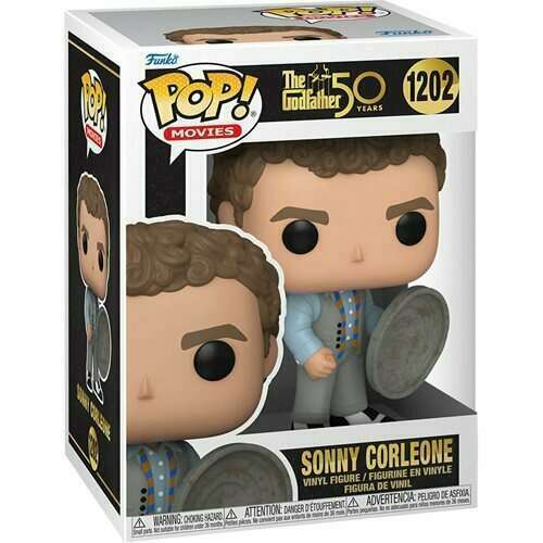 Funko Pop! The Godfather 50 Years Sonny Corleone with Trash Can Lid #1202