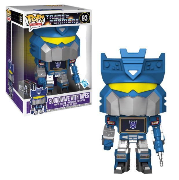 Funko Pop! Transformers Soundwave with Tapes 10 Inch Exclusive #93