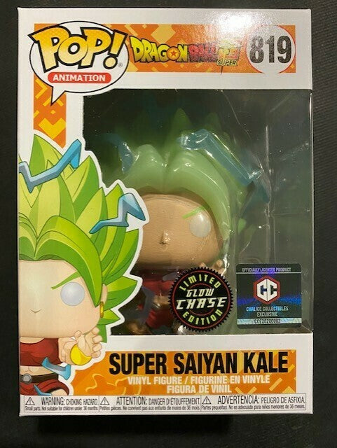 Funko Pop! Dragon Ball Super Saiyan Kale (Energy) Glow Chase Exclusive #819