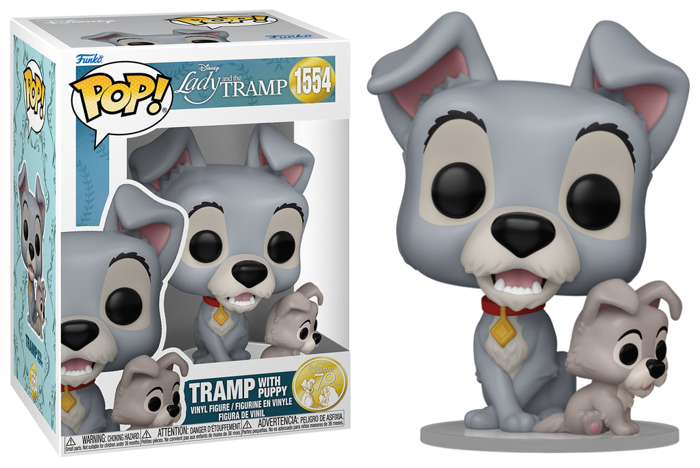 Funko Pop! Disney Lady and the Tramp Tramp with Puppy #1554