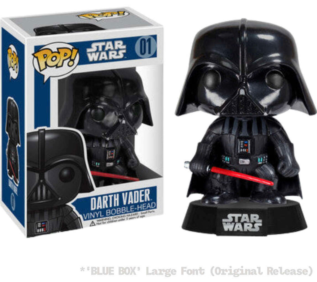 Funko Pop! Star Wars Darth Vader (Blue Box/Large Font) #01