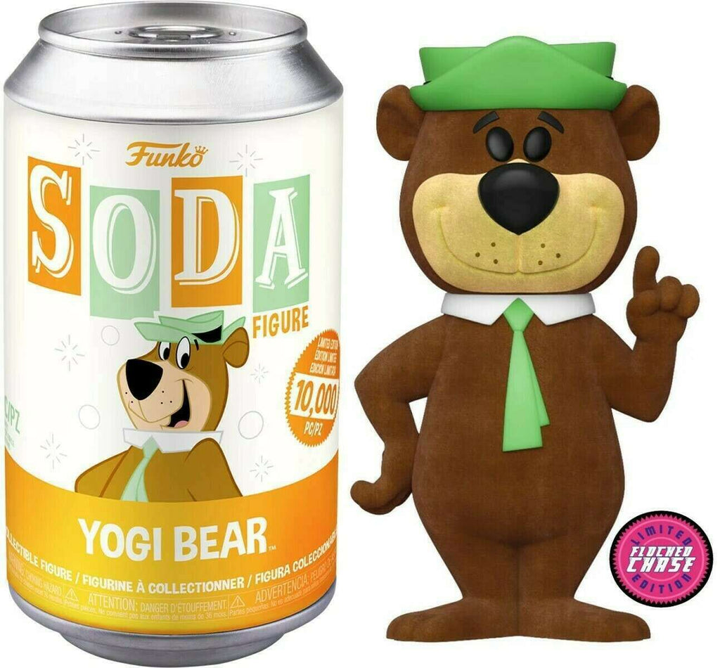 Funko Vinyl Soda Yogi Bear Flocked Chase (Opened Can)