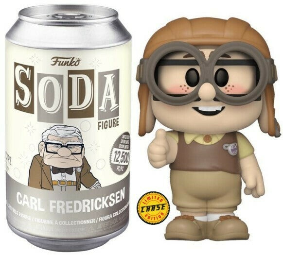 Funko Vinyl Soda Up Carl Fredricksen (Young Carl) Chase (Opened Can)