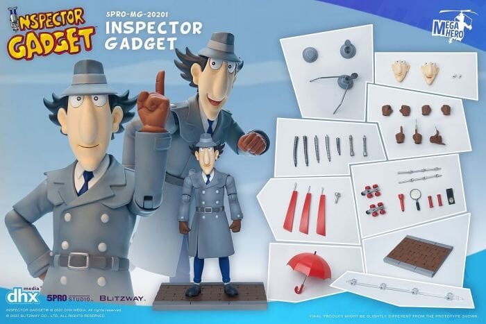 Blizway 5Pro Studio Inspector Gadget Megahero Action Figure - Undiscovered Realm