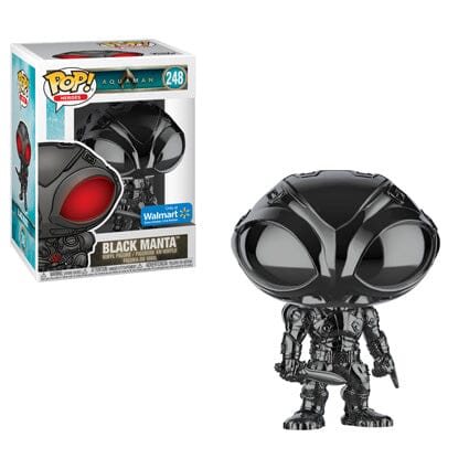 DC Aquaman Black Manta (Metallic Black) Exclusive Funko Pop! #248 - Undiscovered Realm