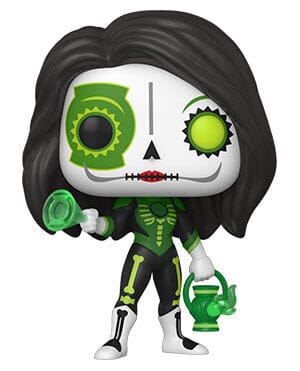 DC Green Lantern (Jessica) Dia De Los (Day of the Dead) Funko Pop! #411 - Undiscovered Realm