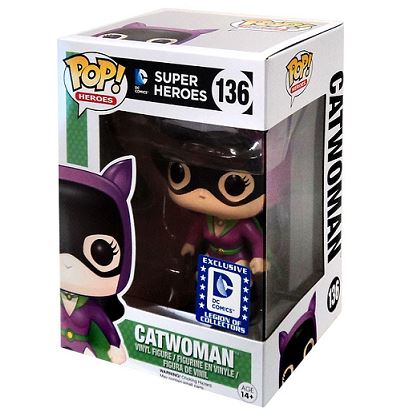 DC Heroes Catwoman (Classic) Exclusive Funko Pop! #136 - Undiscovered Realm