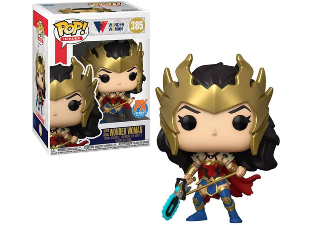 DC Heroes Death Metal Wonder Woman Exclusive Funko Pop! #385 - Undiscovered Realm