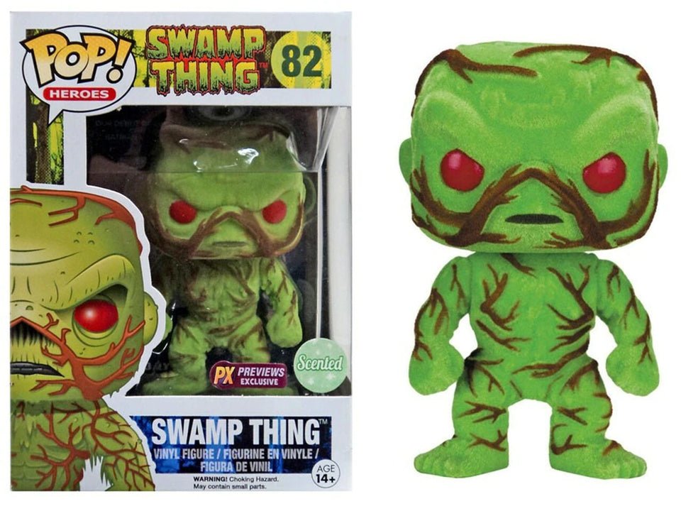 DC Heroes Swamp Thing (Flocked)(Scented) Exclusive Funko Pop! #82 - Undiscovered Realm