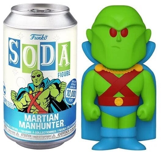 DC Justice League Martian Manhunter Funko Vinyl Soda (Opened Can) - Undiscovered Realm