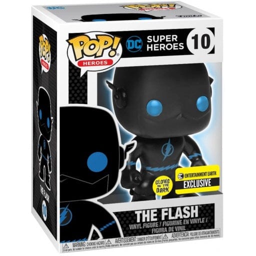 DC Super Heroes The Flash (Silhouette) Glow Exclusive Funko Pop! #10 - Undiscovered Realm