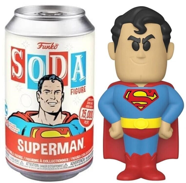 DC Superman Funko Vinyl Soda (Opened Can) - Undiscovered Realm